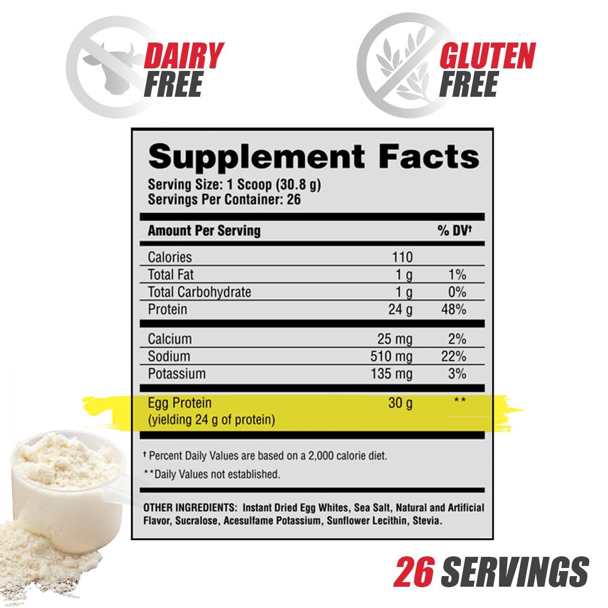 Apollon Nutrition Egg-Cellent chocolate marshmallow scoop captures dessert-like flavor.
