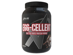 Apollon Nutrition Egg-Cellent bag of egg-white protein powder for high-protein workouts.
