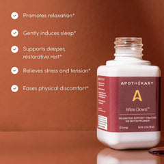 Apothékary All Day Stress Duo label highlights vegan sugar-free gluten-free ingredients