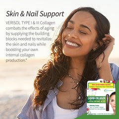 Applied Nutrition Liquid Collagen daily-drink setup for convenient skincare.