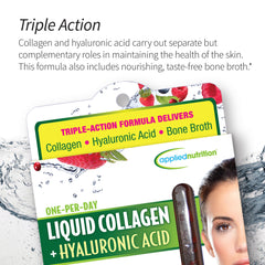 Applied Nutrition ingredients list highlights collagen and hyaluronic acid.
