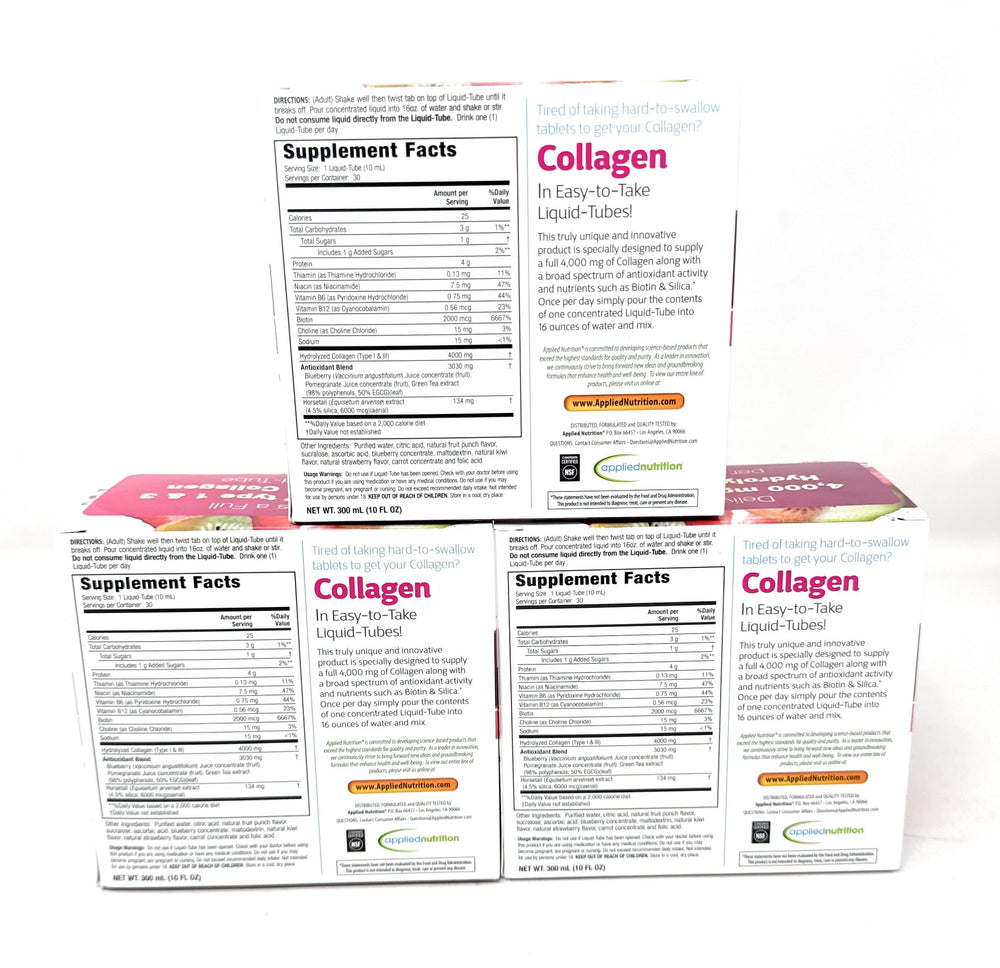 Strawberry-kiwi flavored liquid collagen glass ready to enjoy