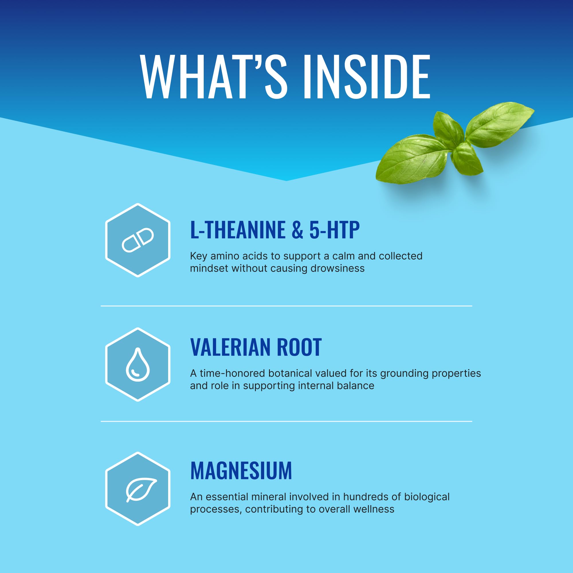 Approved Science Anxietex label detail emphasizes natural ingredients for mood-friendly routines.
