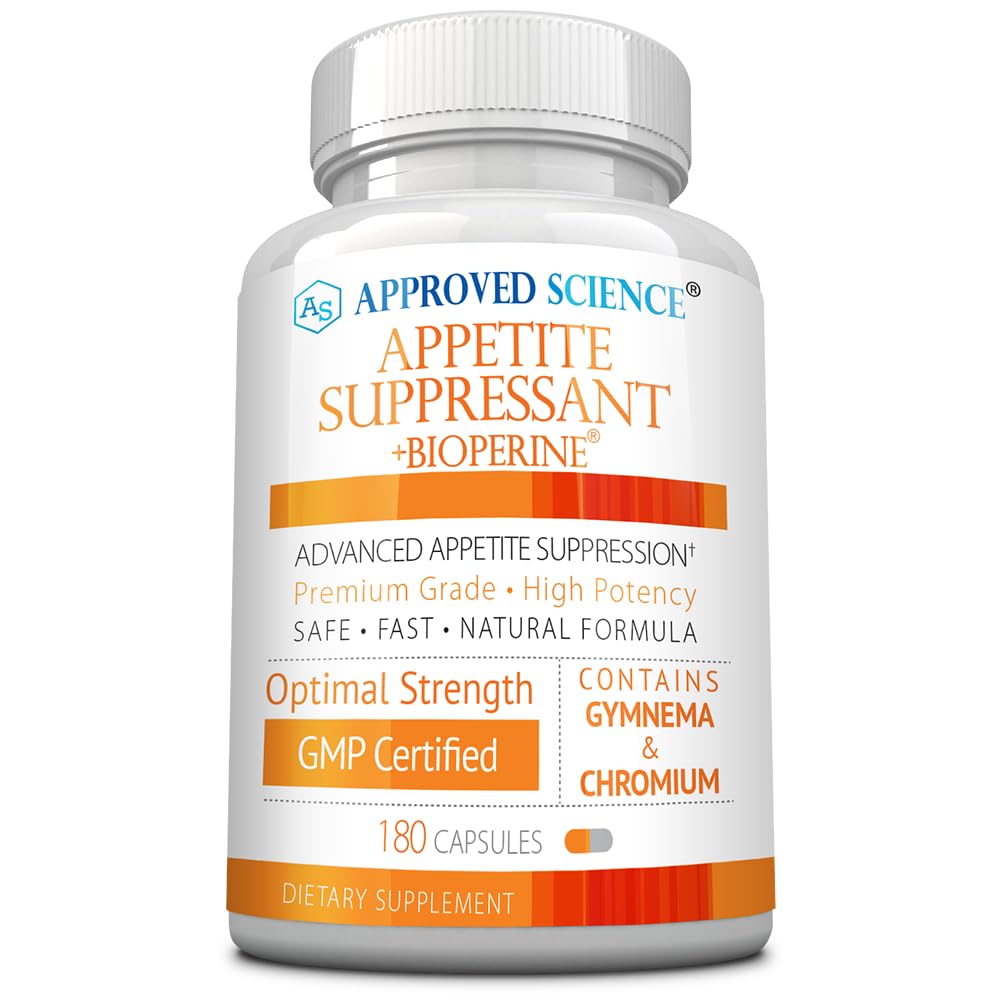 Approved Science appetite bottle label for daily wellness support