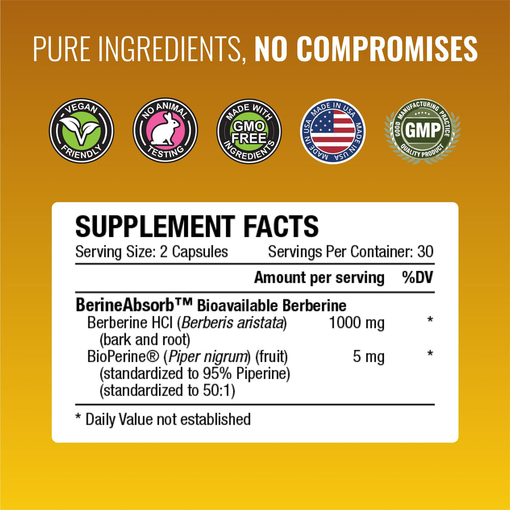 Approved Science Berberine daily routine image suggests easy integration into meals