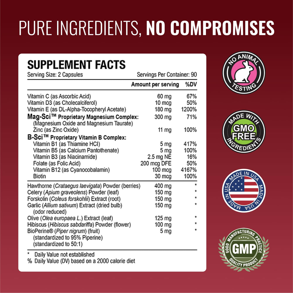 Approved Science Bloodsyl raw hawthorn berries indicating natural plant origin.