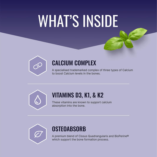 Approved Science Bonesyl bottle label detail highlights K2 and magnesium in the formula