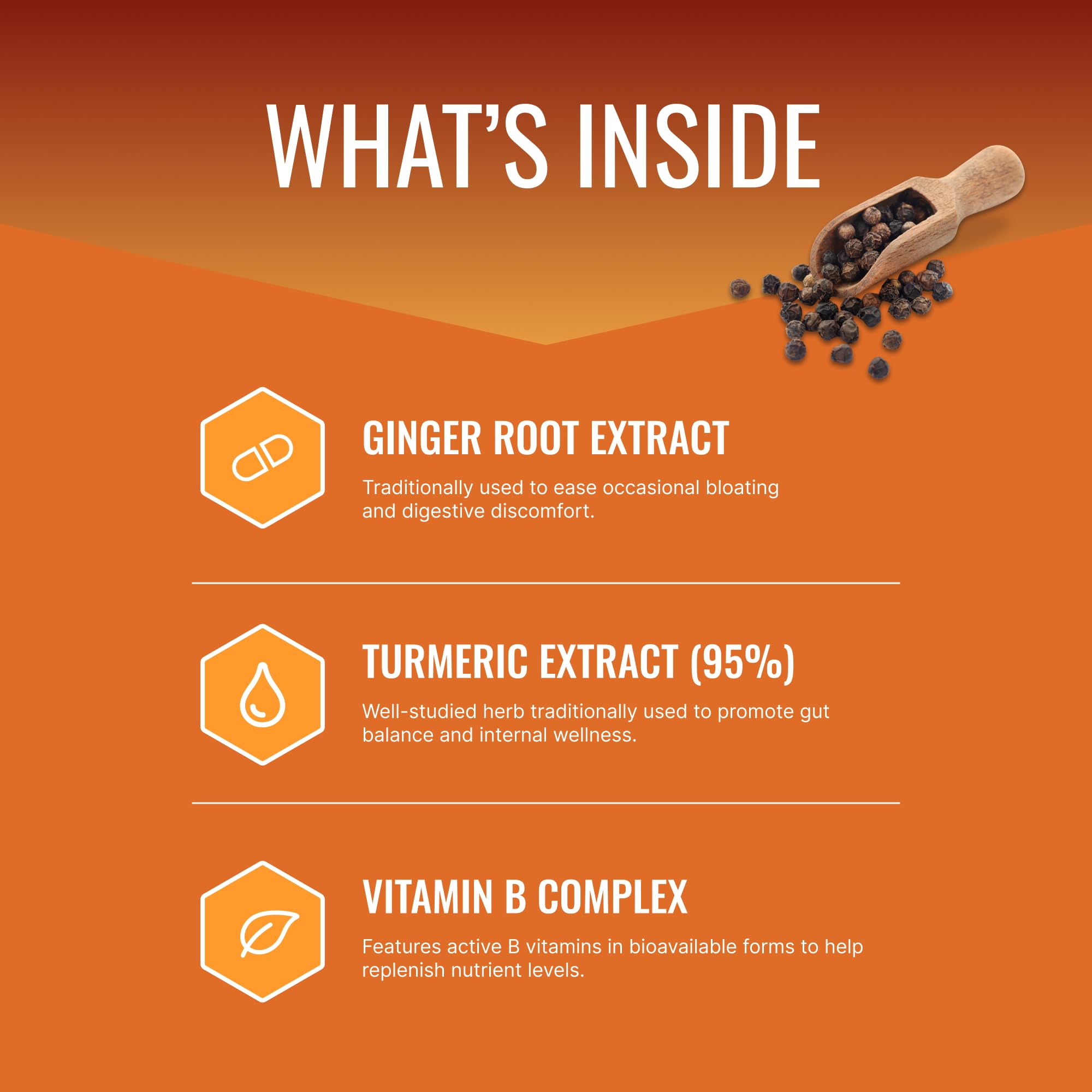 Bowelsyl Bio-Flare Herbal Complex label highlighted for colon soothing and absorption.