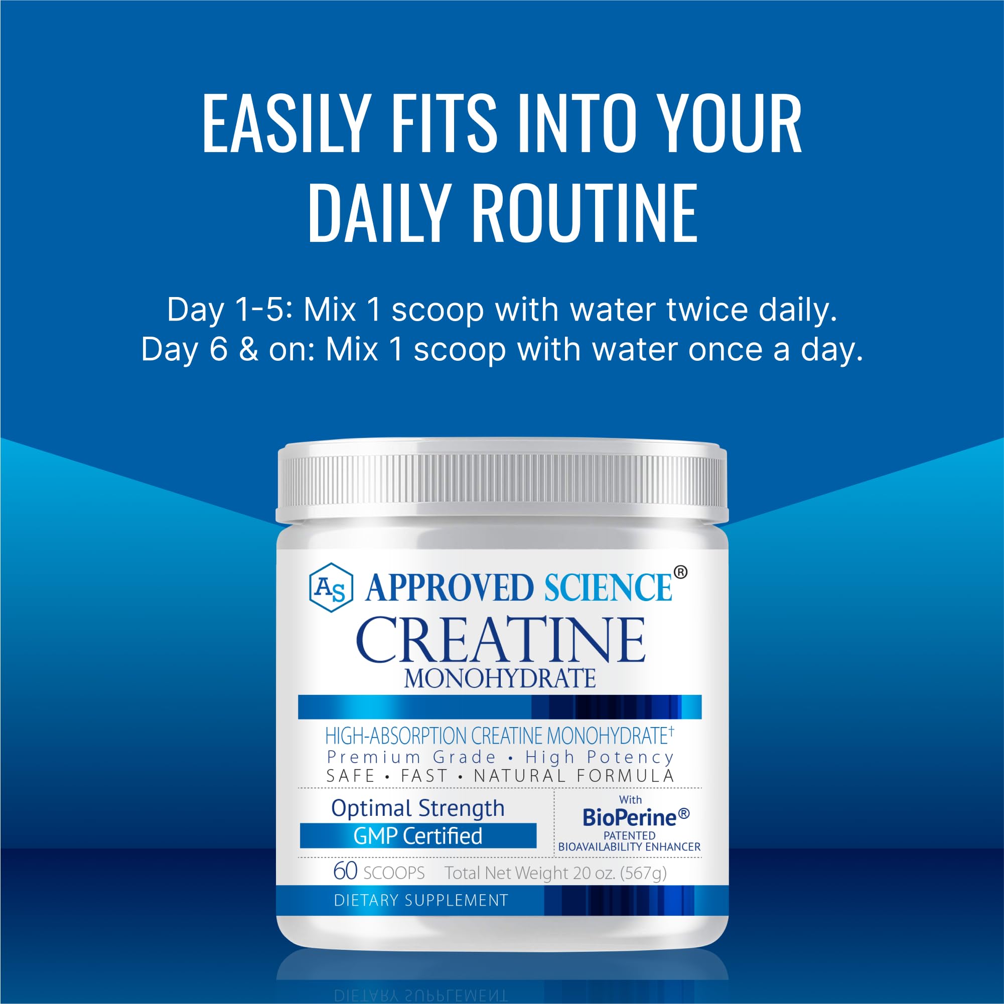 Vegan and non-GMO creatine monohydrate powder suitable for various diets.
