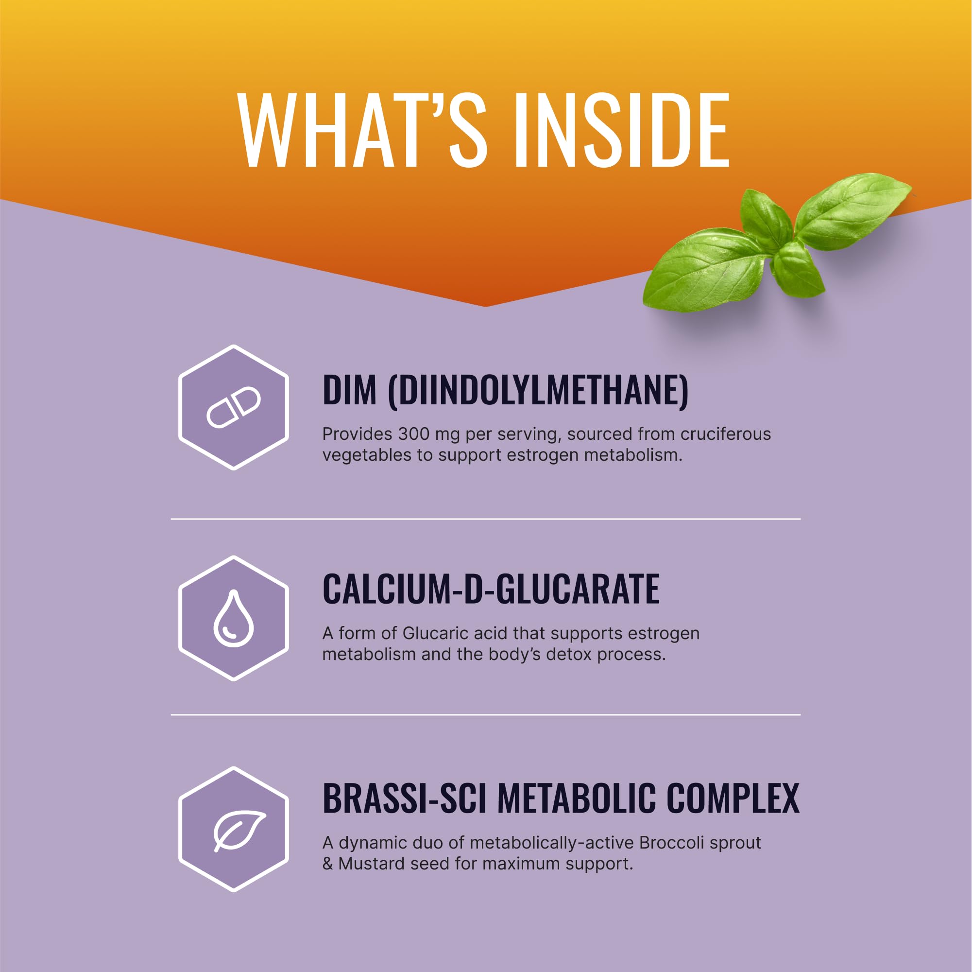 Approved Science DIM broccoli sprout capsules featured as part of Brassi-Sci complex