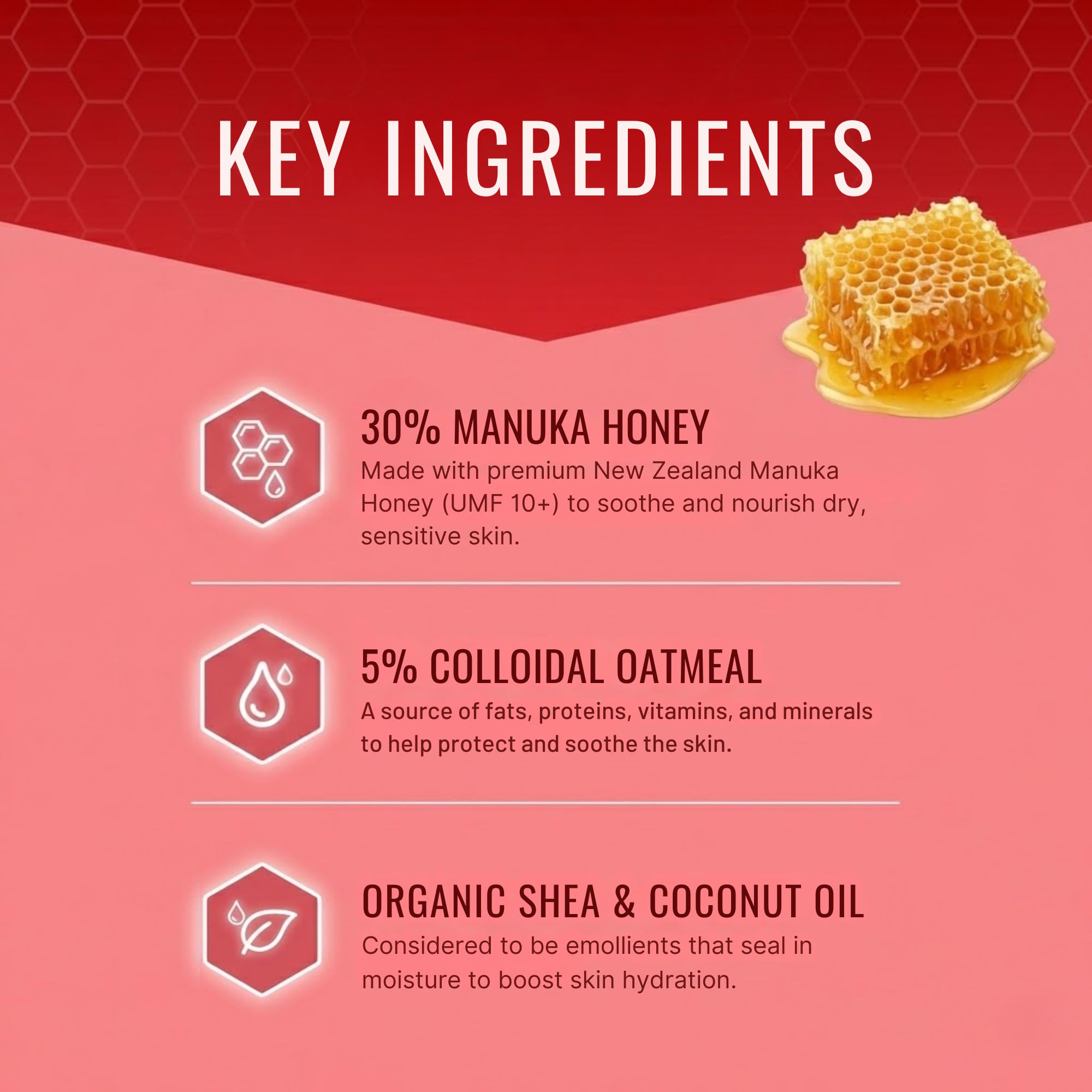 Approved Science Eczaprin Manuka UMF 10+ label close-up