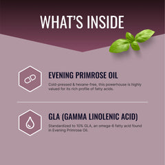 Approved Science Evening Primrose Oil softgels, ready for daily use and skin support.