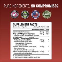 Approved Science Fibroprin capsules pour showing simple daily use.