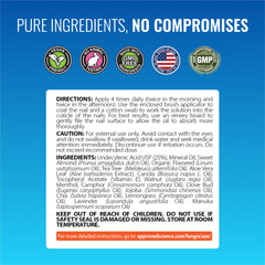 Approved Science Fungix calming aroma during application.