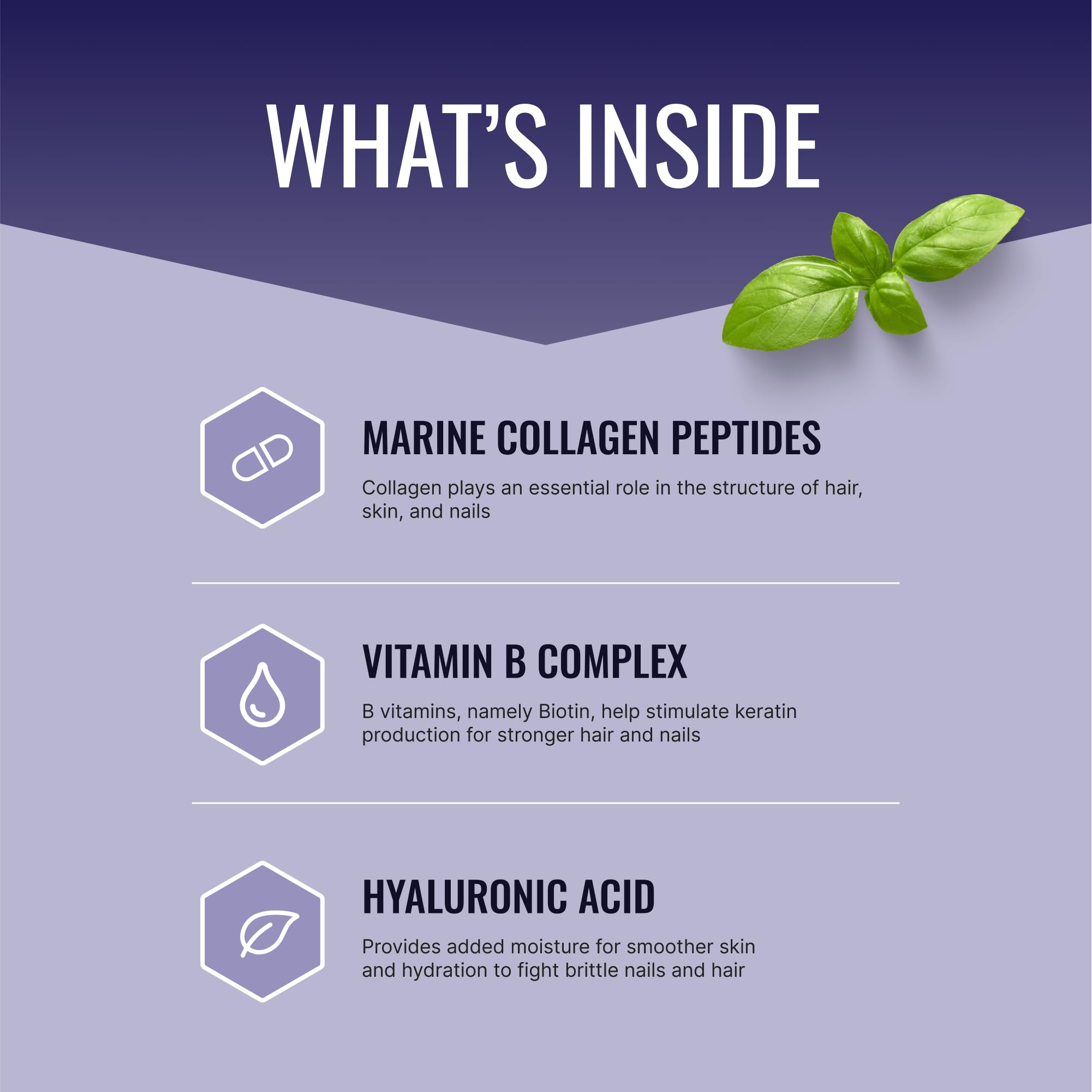 Approved Science Hair Skin Nails capsules pour for daily routine.