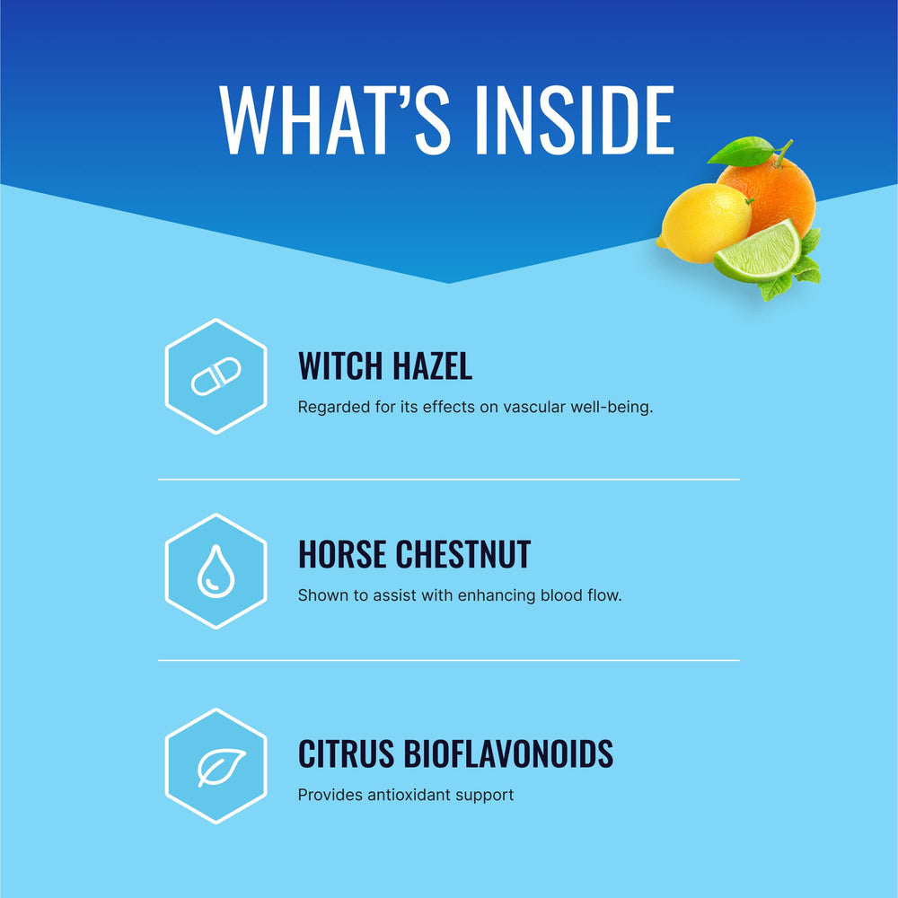 Close-up of Witch Hazel ingredient in Hemovir, highlighting soothing botanicals