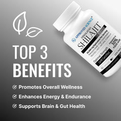 Approved Science Himalayan Shilajit powder closeup highlighting fulvic content.