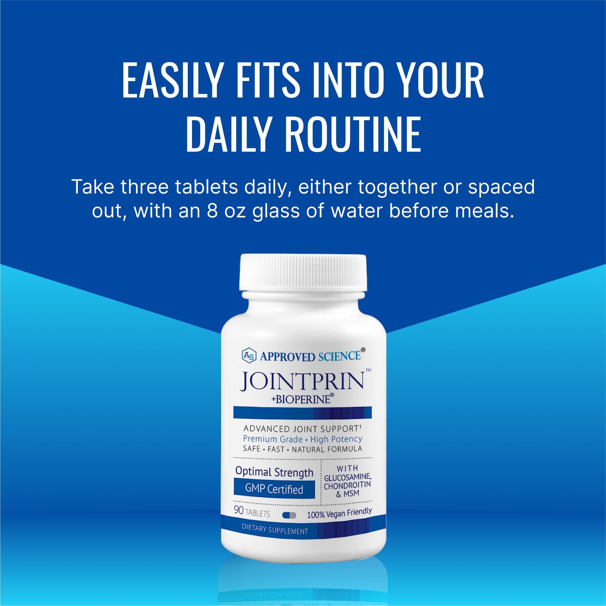Approved Science Jointprin daily-use scene demonstrating mobility support