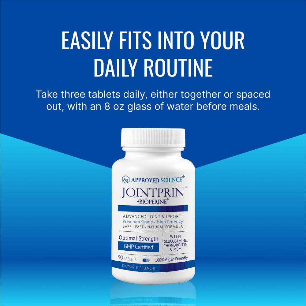 Approved Science Jointprin daily-use scene demonstrating mobility support