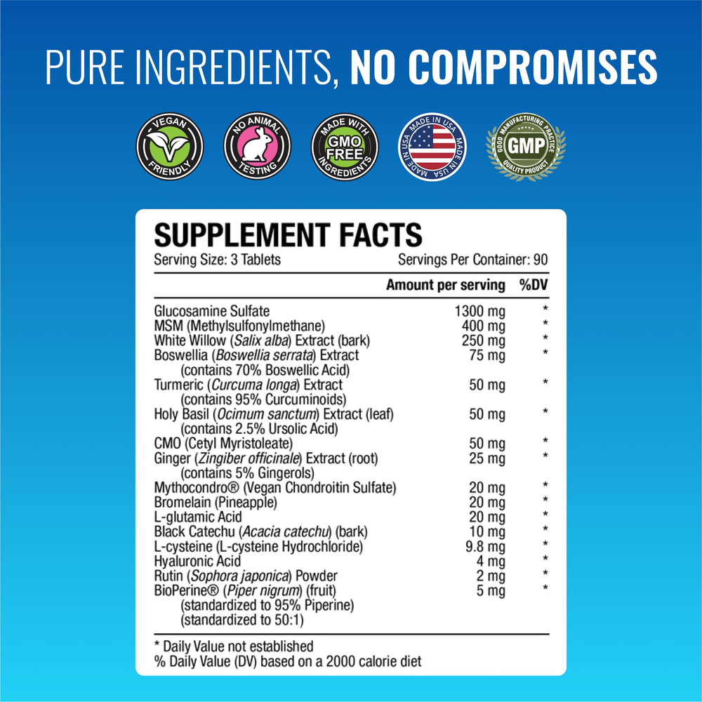 Approved Science Jointprin label details reveal 15-in-1 blend and BioPerine