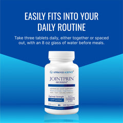Approved Science Jointprin six-month supply indicates long-term joint wellness