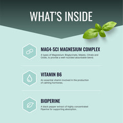 Approved Science Magnesium Complex capsules closeup showing four magnesium forms.