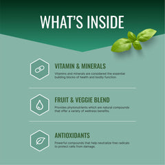 Approved Science Multi-Vitamin capsules poured for daily vitality.