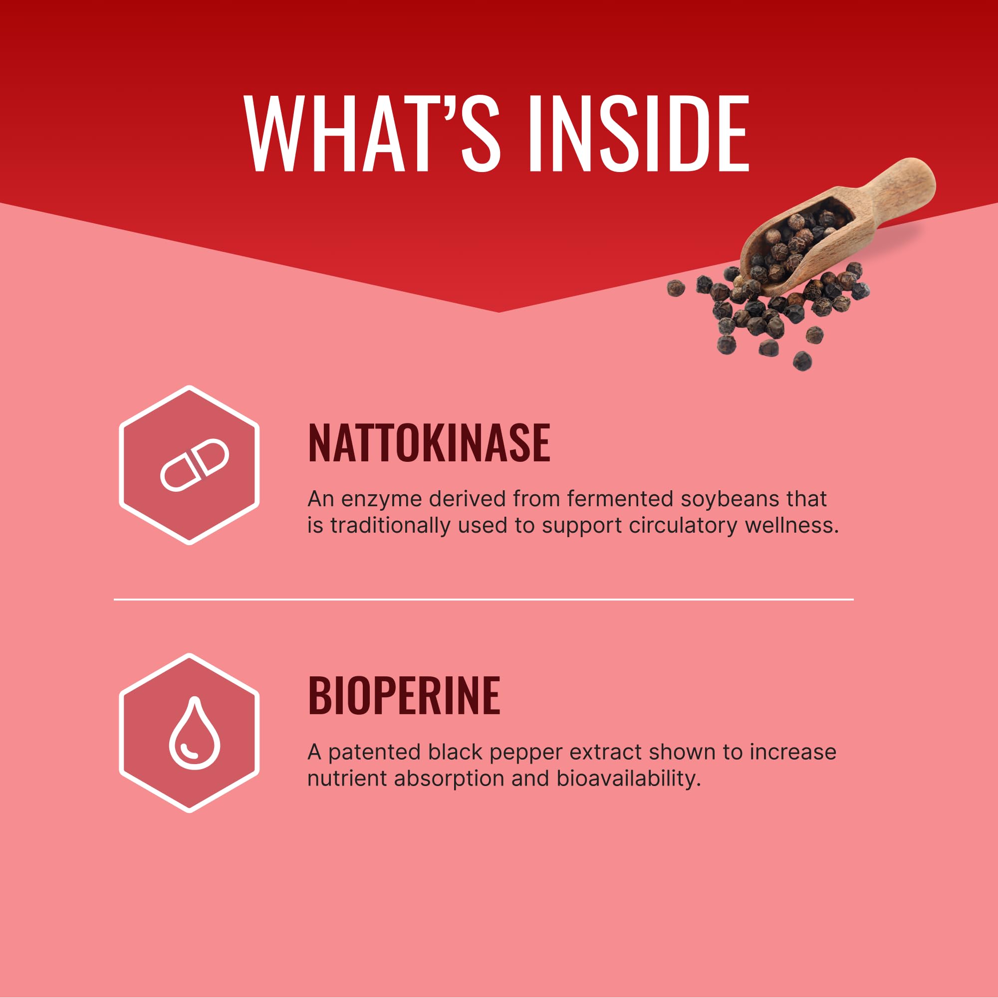 Approved Science Nattokinase capsules closeup highlighting vegan, non-GMO formulation.