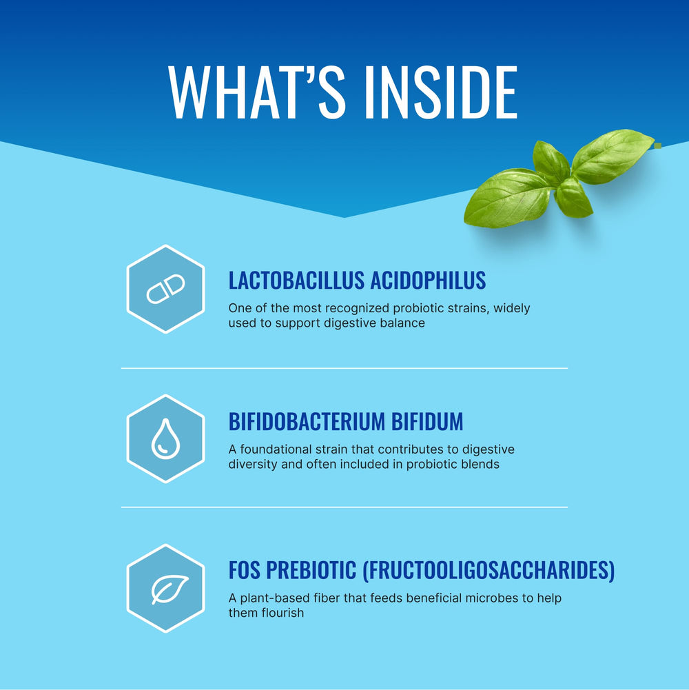 Approved Science Probiotic capsules for convenient daily gut support