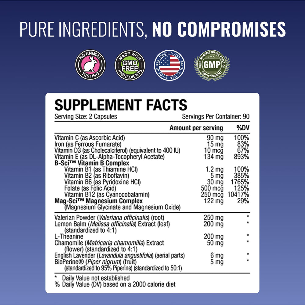 Approved Science Restlex bottle front-view showcases a trusted, USA-made supplement.