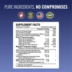 Approved Science Restlex capsules pouring into a cup for easy daily use.