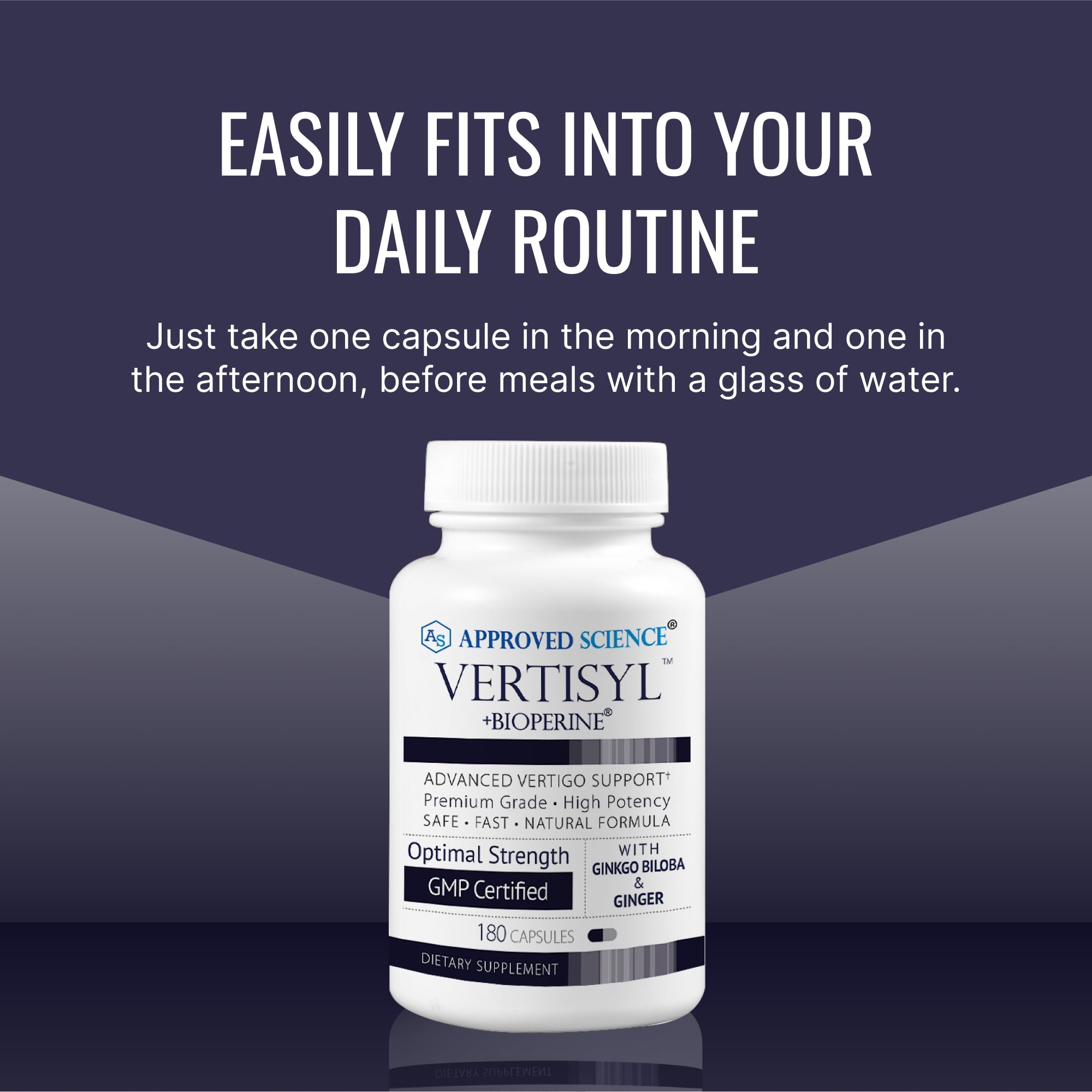 Approved Science VertiSyl vitamin D3 capsules emphasize sun-derived vitamin support.