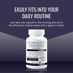 Approved Science VertiSyl vitamin D3 capsules emphasize sun-derived vitamin support.
