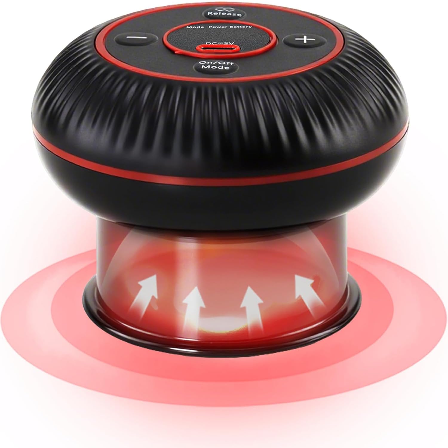 APXPF Electric Cupping Set on the back for targeted relief and improved circulation.