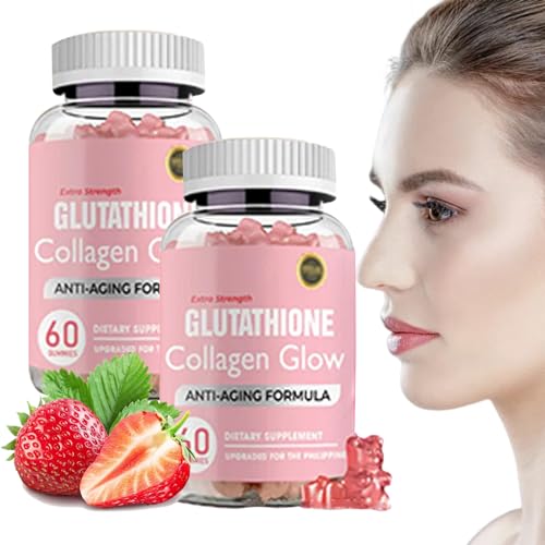 AQILUN collagen peptides gummies bottle for easy daily skin and hair support