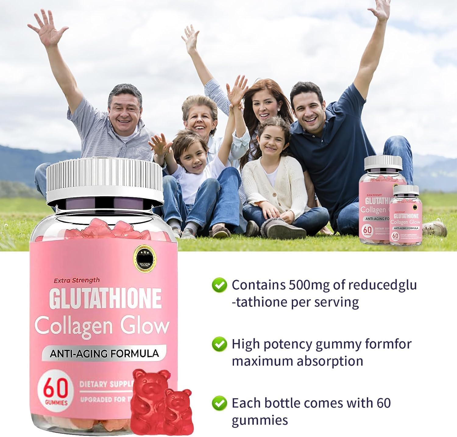 AQILUN hair and nails support from collagen and glutathione
