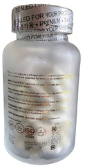 Aqua Skin Glutathione frosted glass bottle on display, showcasing packaging quality