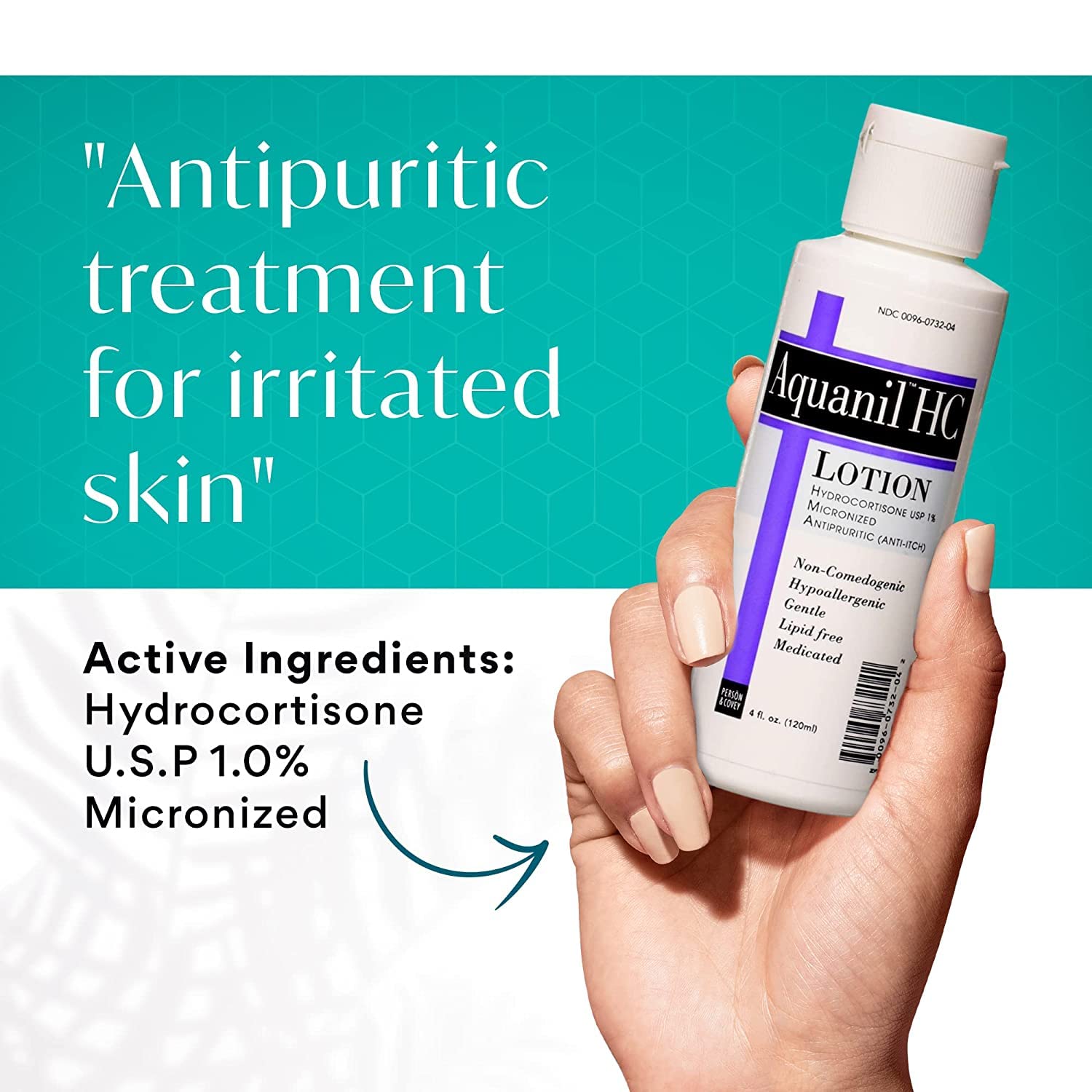 Pack of 3 Aquanil HC Lotion bottles on display for family use.