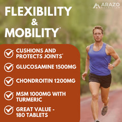 Arazo Nutrition bottle on wooden table for convenient daily supplementation