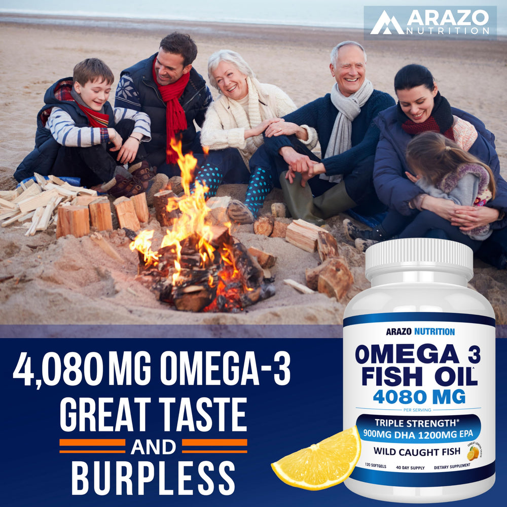 Lemon burpless softgels from Arazo Nutrition for easy use