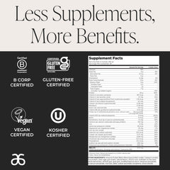 Arbonne Feelfit Vanilla plant-based blend supports energy and muscle health.