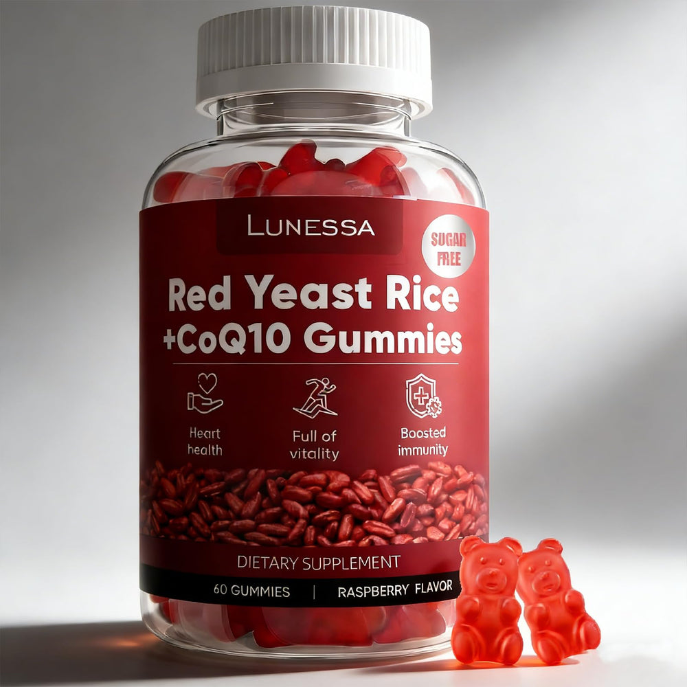 Ardocme Lunessa vegan non-GMO badge on packaging promoting pure nutrition.