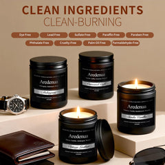 Aredenua caramel coffee candle set jar for cozy evenings at home