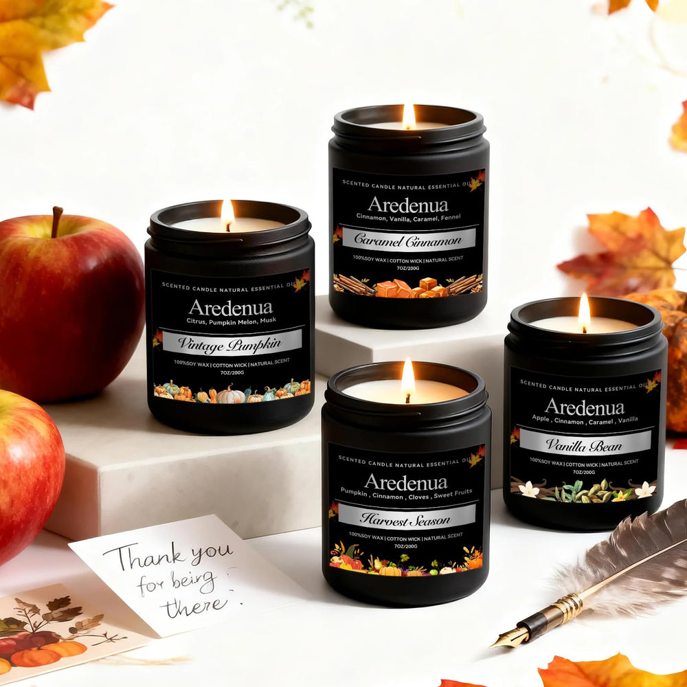 Aredenua Vintage Pumpkin candle adding autumn charm to décor