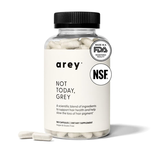 Arey Not Today capsules close-up, flavorless daily doses for healthier hair