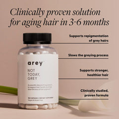 Arey Not Today label detail showing vegan and gluten-free formula