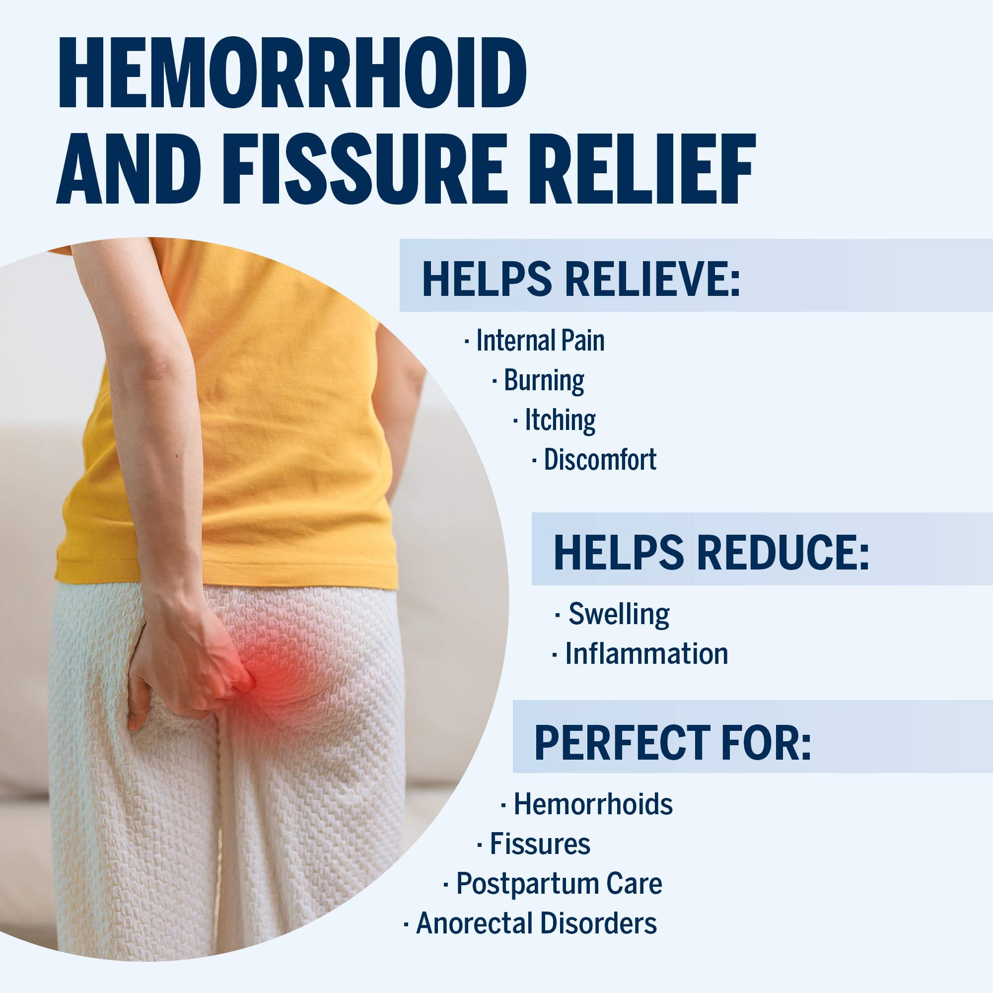 Ariella hemorrhoid gel rounded applicator tip enables gentle, comfortable insertion.
