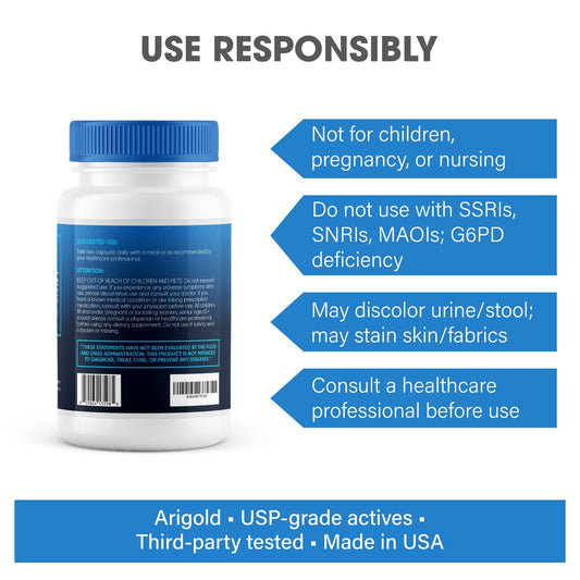 Arigold MB 24mg two-capsule serving ready for routine use.