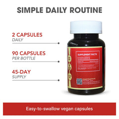 Arigold Urolithin A PRO vegan label indicating clean formulation.