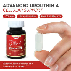 Arigold Urolithin A PRO made-in-USA badge highlighting quality assurance.